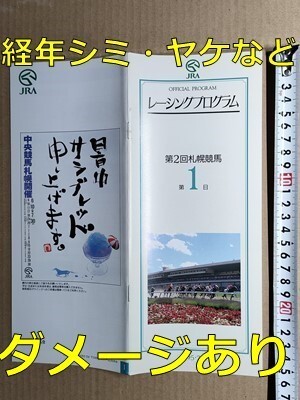20000円 競馬 JRA レープロ950708札幌 チアズダンサー / エア 20000円 競馬 JRA レープロ950708札幌 チアズダンサー / エア
