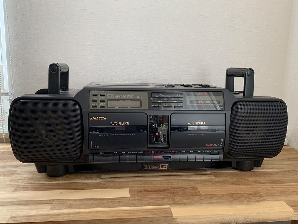 AIWA アイワ CDステレオラジオカセットレコーダー CDラジカセ CSD-XR70 【ジャンク品】の画像2