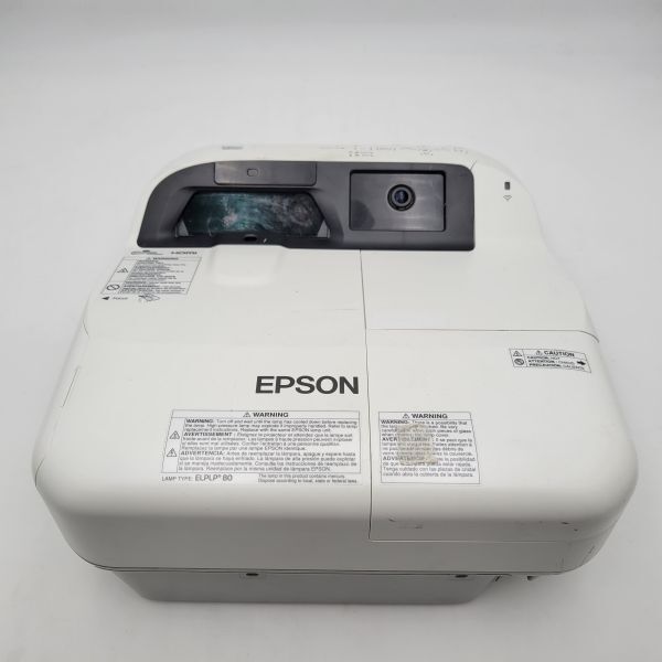 ★3300ルーメン/Lumens★ EPSON BrightLink 595Wi プロジェクター 中古 プロジェクター (6768)_画像1