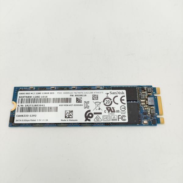 ★10個セット★ 中古 SSD 2.5インチ M.2 128GB データ消去済 (7055)_画像2