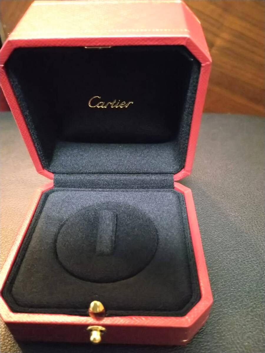 新品 未使用 Cartier カルティエ 純正BOX ジュエリーケース ジュエリーボックス ショッパー リボン 送料無料 即決価格 指輪 ギフトボックス_画像5