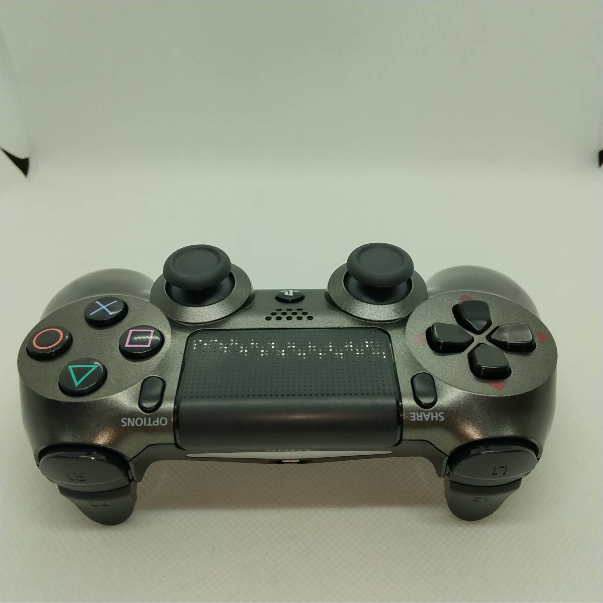 【ＳＯＮＹ純正】 ①PS4　DUALSHOCK4　メタルギアソリッド5 限定版　メタルブラック　デュアルショック4　【完全動作品】