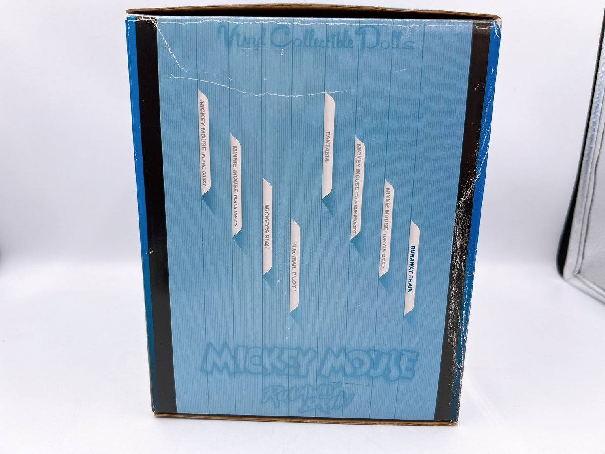 メディコムトイ VCD ミッキーマウス RUNAWAY BRAIN ミッキーのアルバイトは危機一髪 狂乱ミッキー カラー ver. 希少品【AM015】の画像6