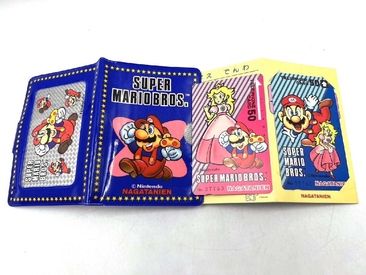 [ unused ] Super Mario Brothers nintendo ...50 frequency 2 sheets 1000 jpy minute with cover premium [AM056]