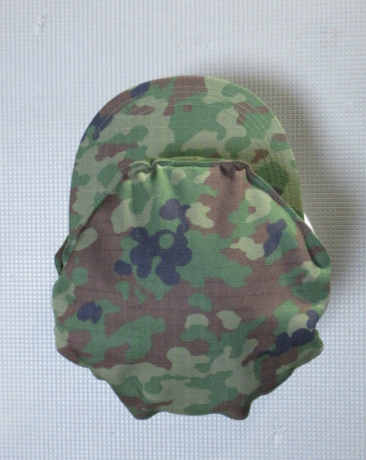 陸上自衛隊迷彩八角帽Ｍサイズメーカー試作品（５８ｃｍ、アゴヒモ付、Ｖ／Ｃリップストップ）_画像4