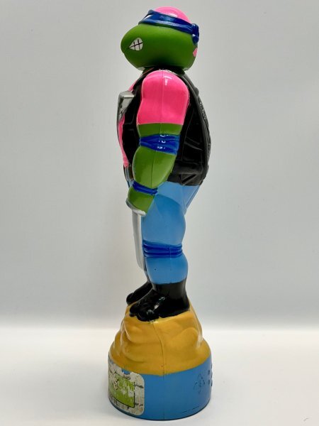 1993 タートルズ レオナルド フィギュア バブルバスボトル TMNT LEONARDO シャンプーボトル ビンテージ アメリカン雑貨 アメ雑_画像4