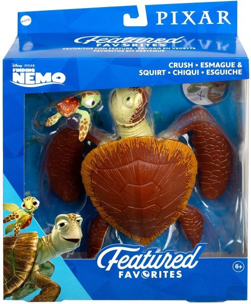 マテル ディズニー ピクサー ファインディング・ニモ クラッシュ フィギュア セット MATTEL Disney PIXAR Featured FAVORITES Finding Nemo_画像1