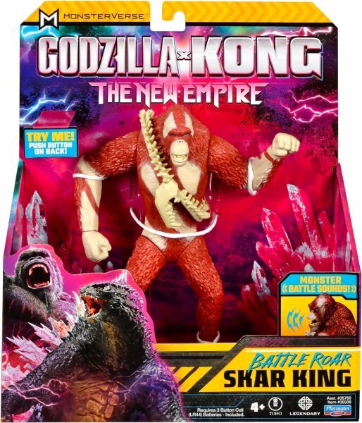 ゴジラ x コング 新たなる帝国 バトル・ロアー スカーキング フィギュア GODZILLA x KONG: THE NEW EMPIRE BATTLE ROAR SKAR KING_画像1
