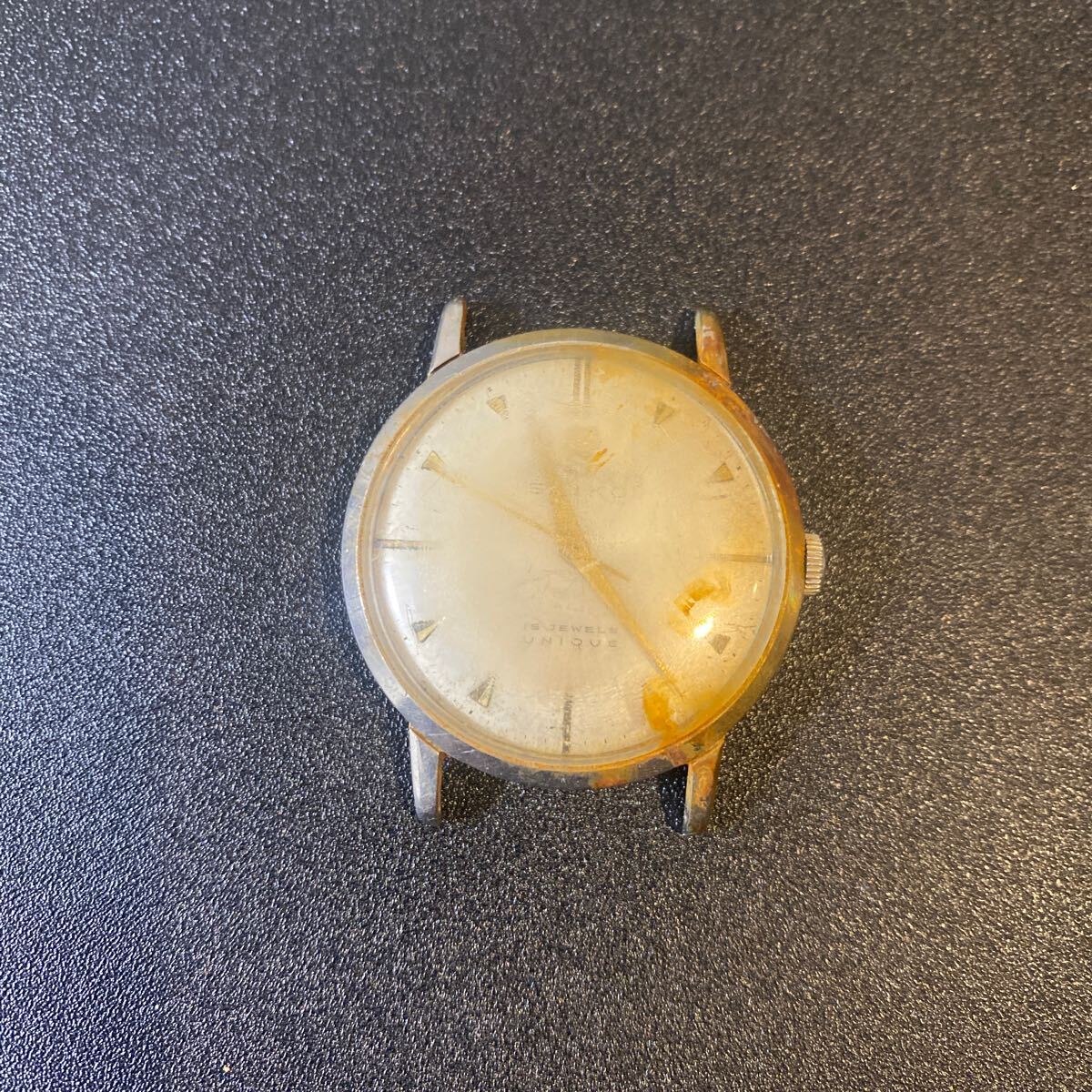 SEIKO セイコーSマーク 手巻き 14044 U 腕時計 UNIQUE の画像1