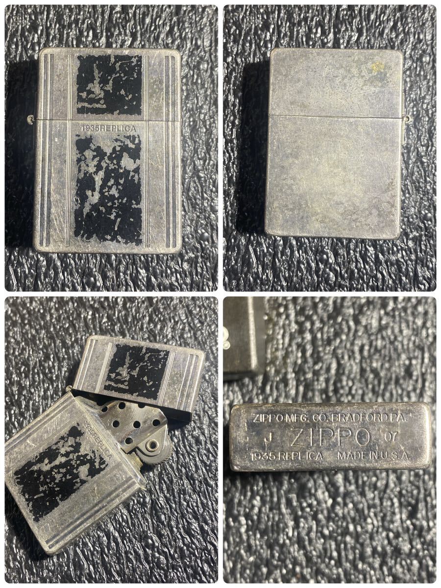 ZIPPO オイルライター Platinum/ The sounds of voices/ 1935 REPLICAレプリカなど8点まとめて _画像4