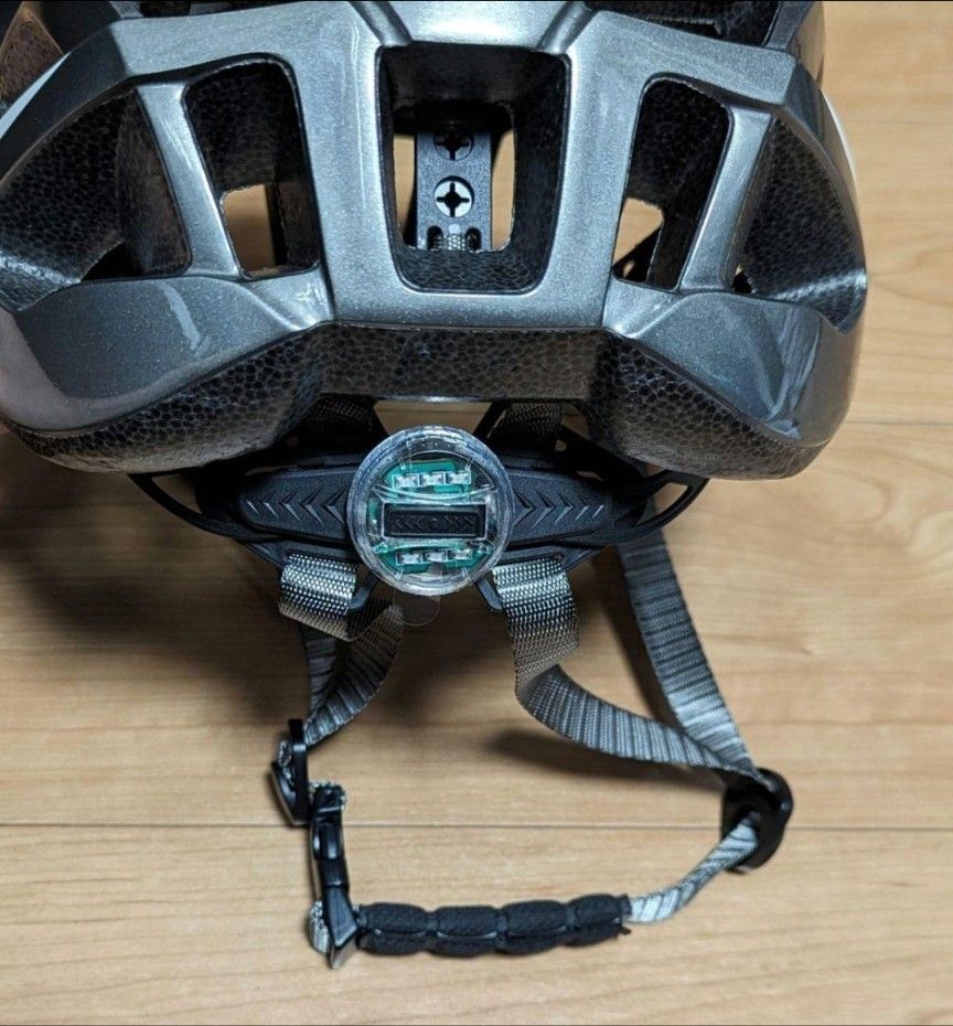 自転車ヘルメット ロードバイク MTB LEDライト 磁気ゴーグル付き