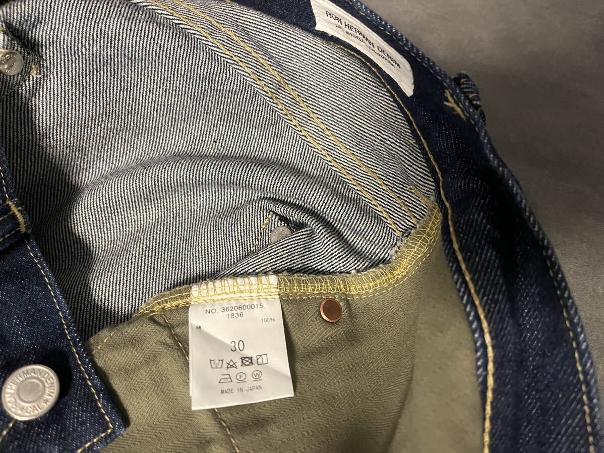 Ron Herman DENIM ロンハーマン WWII Raw Denim Wide Pants Ron Herman DENIM ロンハーマン WWII Raw Denim Wide Pants