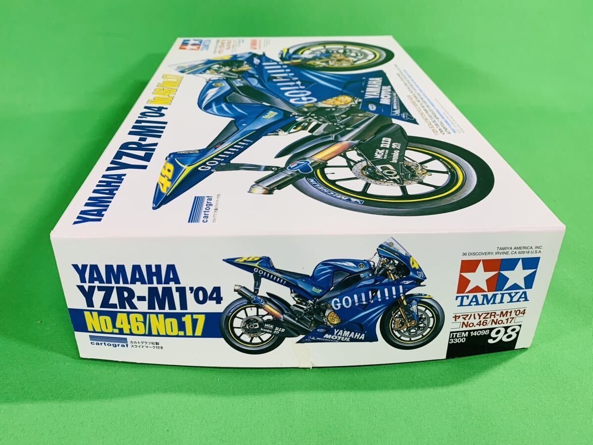 100 jpy start! Tamiya 1/12 Yamaha YZR-M1 #46 not yet constructed!