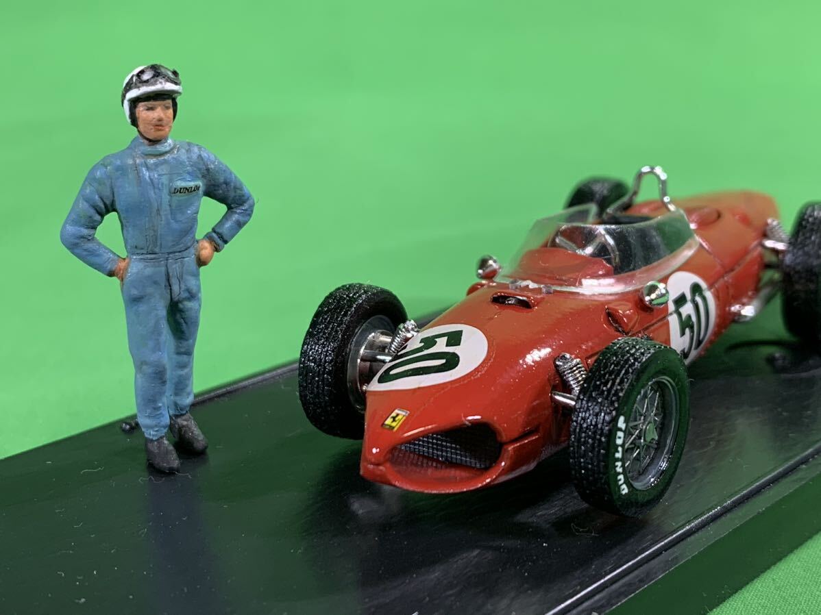 100円スタート！ブルム1/43 フェラーリ156 FERRARI 1951(ピットストップ)イタリア製 リペイント済み_画像2