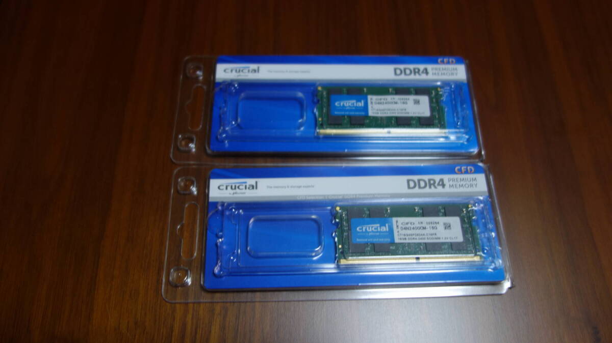 Crucial DDR4-2400 16GB×2 32GBの画像1