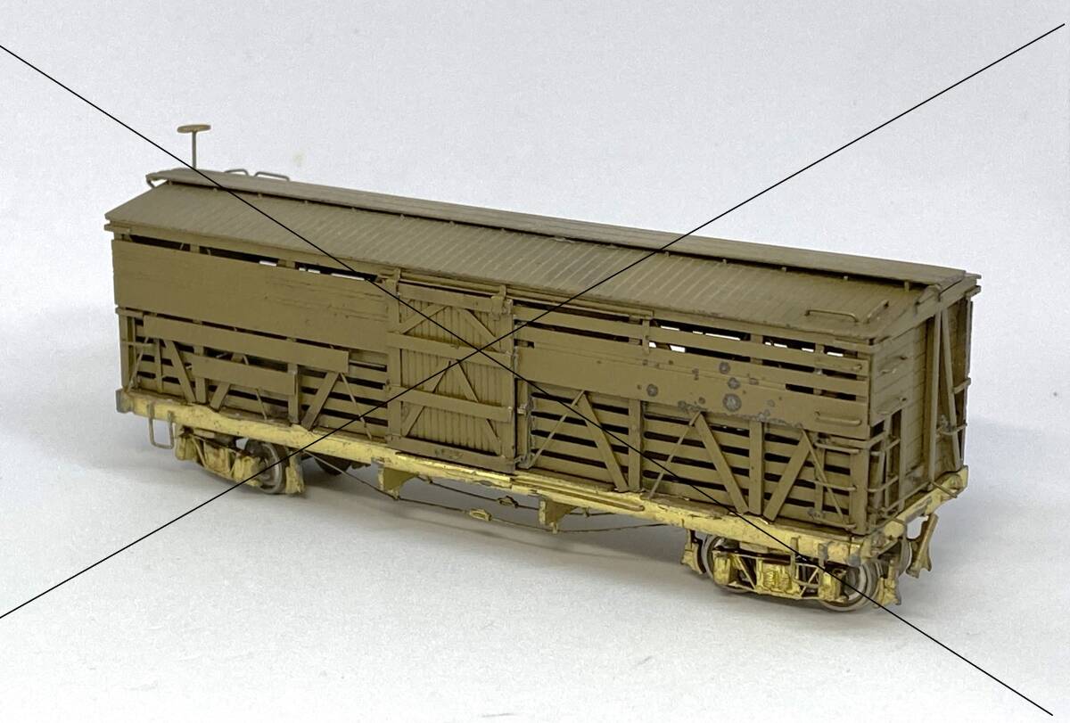 D&RGW“stock Cars” Full Size For HOn3-10.5mm-ストック・カー/EMPIRE MIDLAND/ORIENTAL製-金属製/ブラスモデル未塗装完成品 現状渡し_画像4