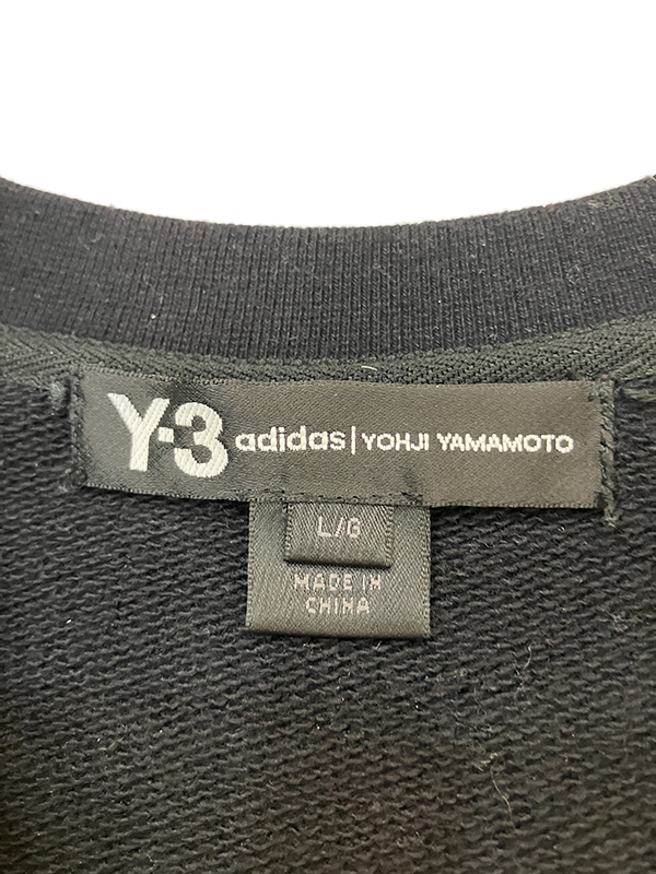 Y-3 ワイスリー 定価41800円 Craft Graphic Sweat L ブラック 黒 爆走