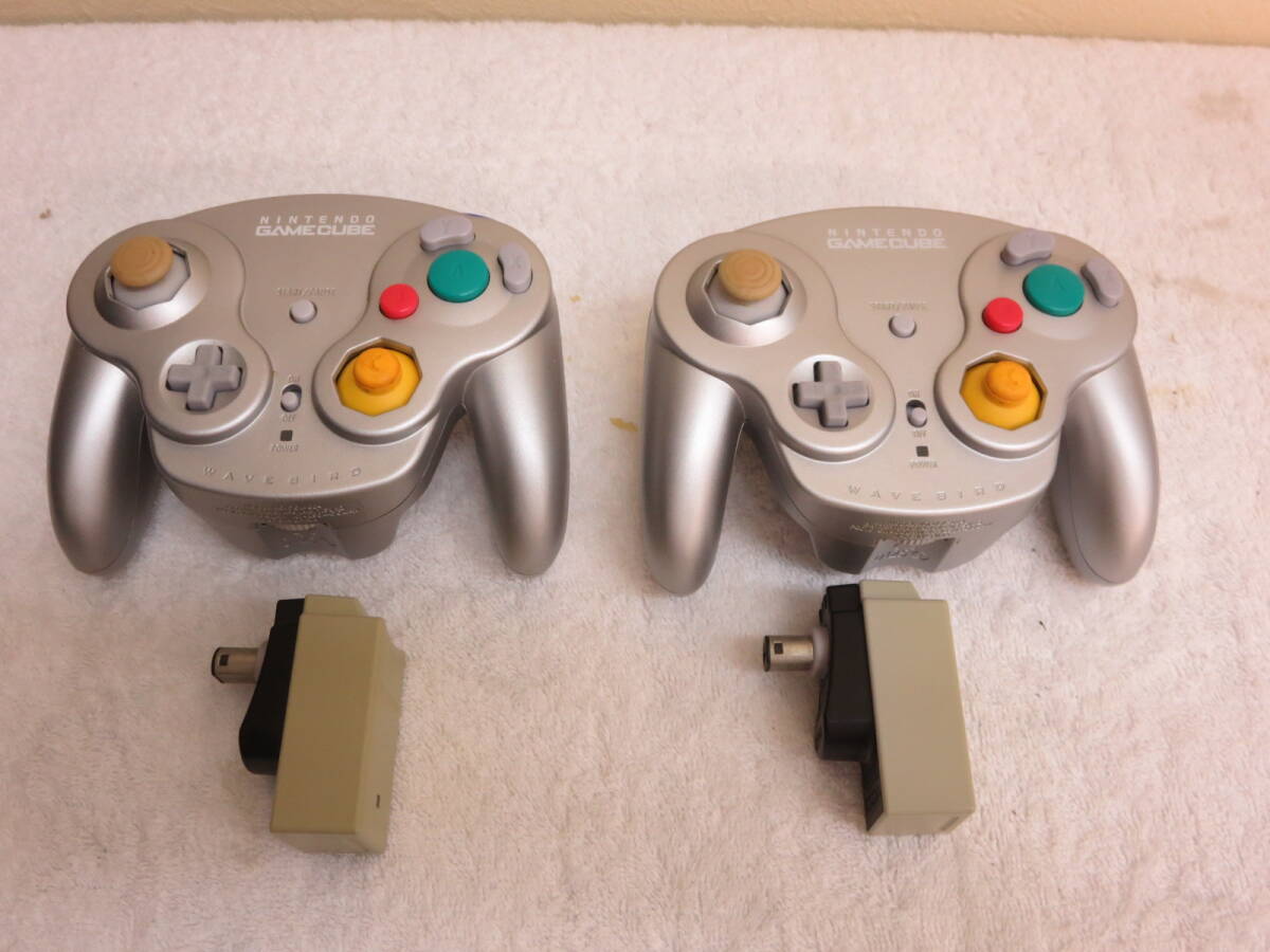 ゲームキューブ コントローラー DOL-005 DOL-004 GC ワイヤレスコントローラー 2セット　GAMECUBE Nintendo 任天堂 ニンテンドー_画像1