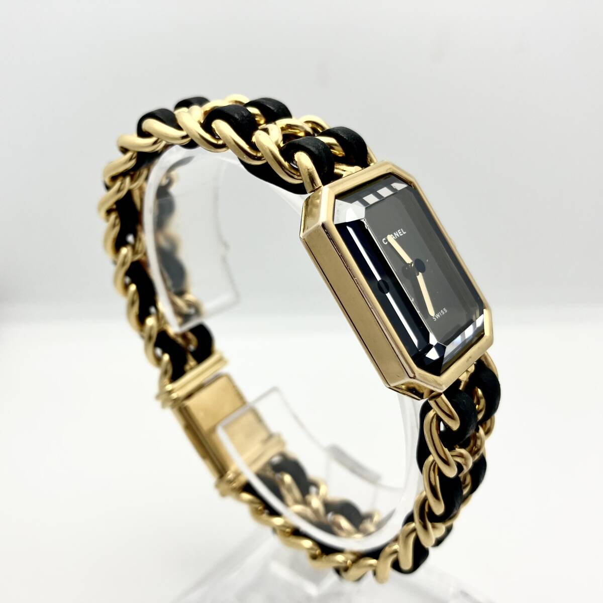 シャネル Chanel プレミエール Lサイズ ゴールド 腕時計 クォーツ 動作確認済の画像3