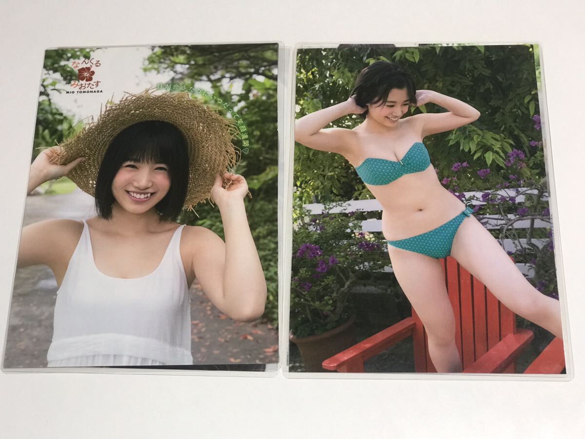 [150μフィルム厚手ラミネート加工］　朝長美桜8ページ　雑誌の切り抜き　ビキニ水着　グラビア_画像4