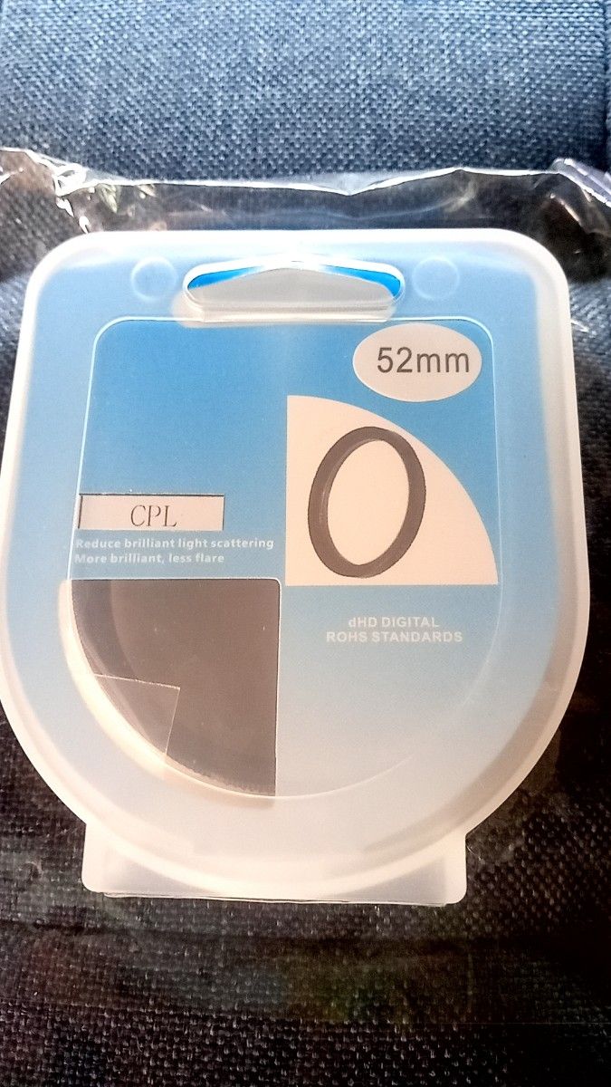 52mm 円偏光 フィルター CPL