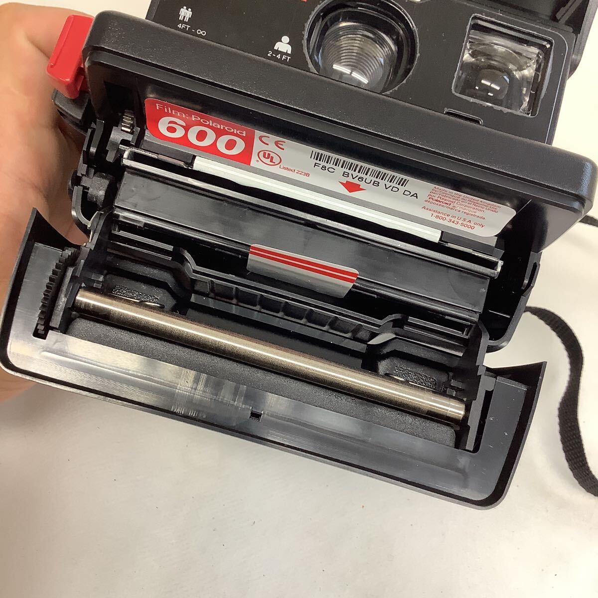 0.NI008-A12T60[ Saitama departure ]Polaroid Polaroid camera SPIRIT600CL close-up lens built-in strobo built-in operation not yet verification 