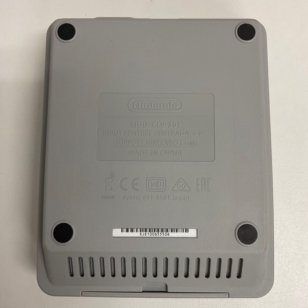 営YY25-60Y Nintendo 任天堂 ニンテンドークラシックミニ スーパーファミコン CLV-301 ファミリーコンピュータ 箱あり 通電動作未確認_画像3