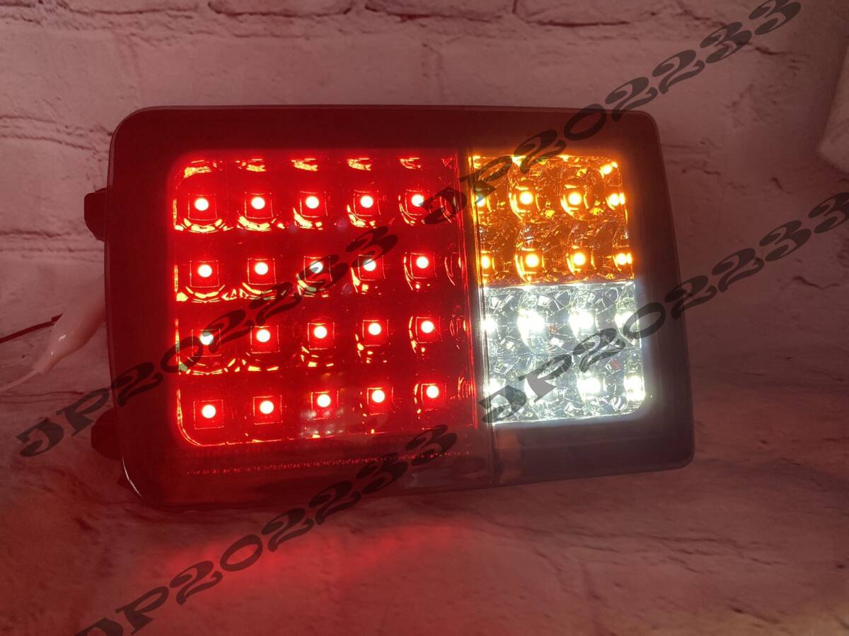 売り切り★ DA17V DA64V エブリィバン エブリイ 流れるウインカー フル LED テール レッドスモーク 左右セット 新品 クリッパー スクラム_ウインカーは内側から流れます