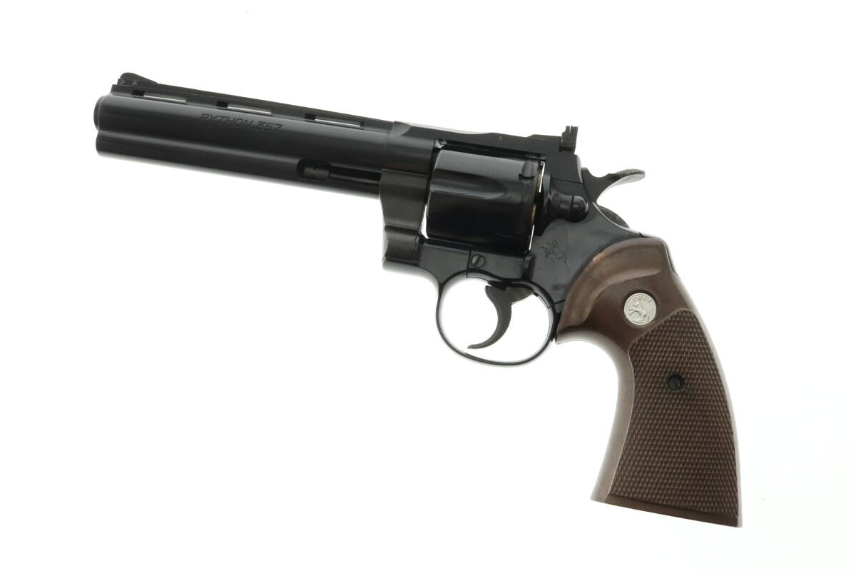 NPSJ6-5-2 MGC モデルガン COLT PYTHON 357 コルト パイソン MAGNUM-CTG トイガン ミリタリー SPG刻印有 動作未確認 ジャンクの画像1