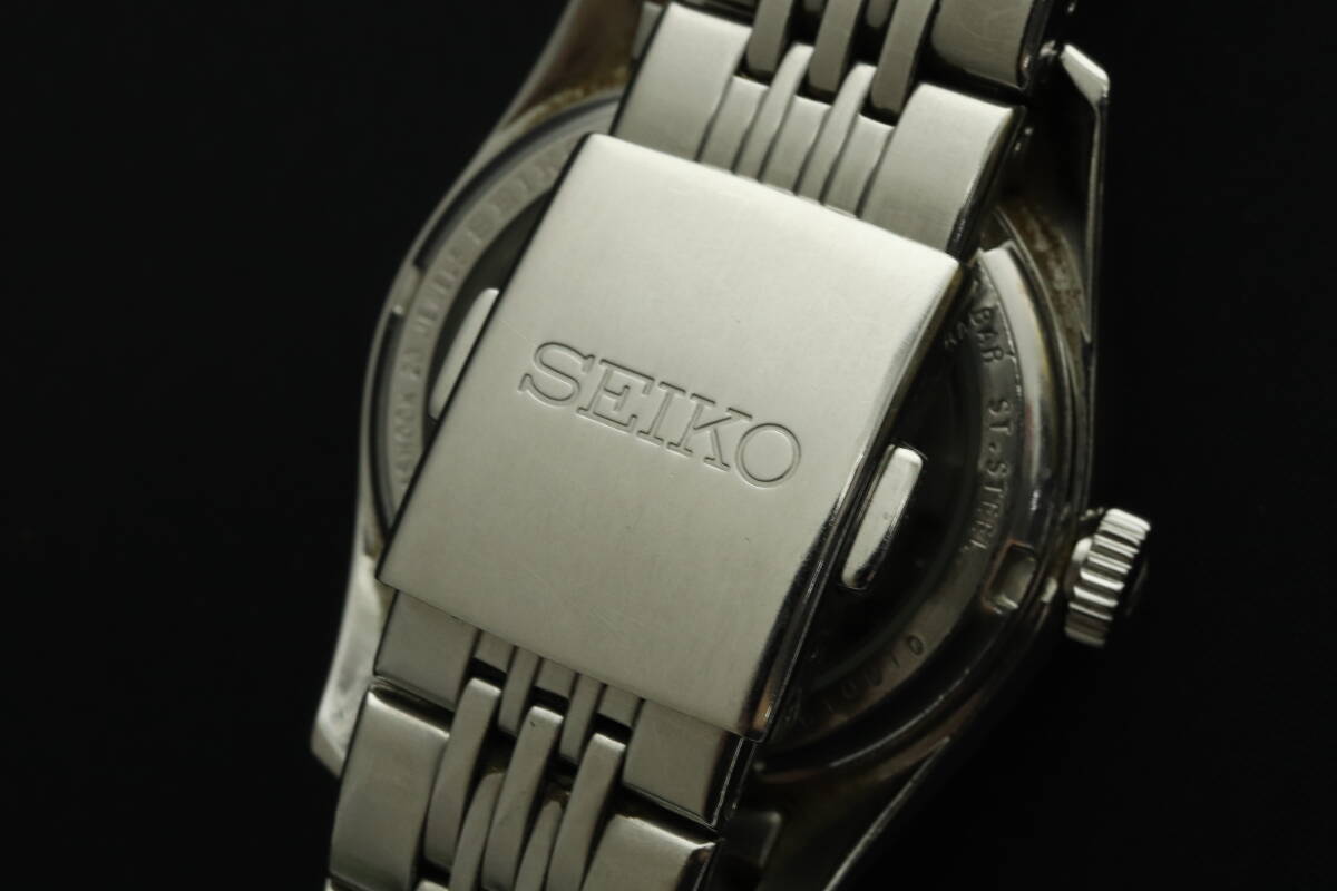 LVSP6-5-12 7T052-12 SEIKO セイコー 腕時計 6R15-00A0 スピリット メカニカル デイト 自動巻き 約130g メンズ シルバー 文字盤黒 ジャンク_画像8