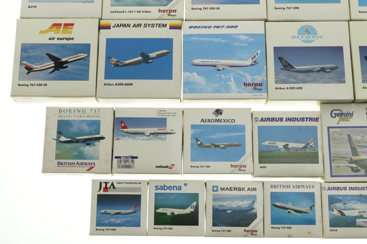 VMPD6-45-15 KOREAN AIR Alitalia AE JAS Nordic OLYMPIC ROYAL TWA etc. airplane aircraft model 74 point set set sale storage goods 