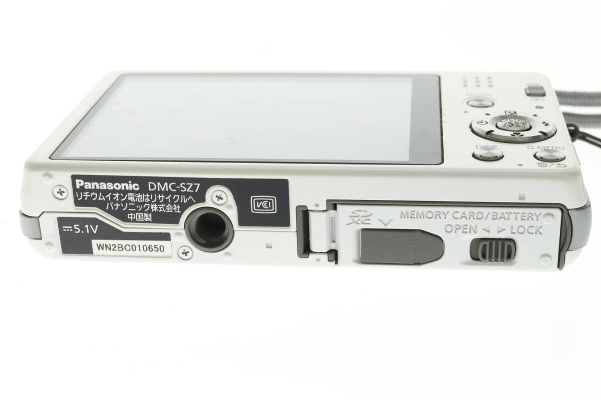 VMPD6-45-29 Panasonic パナソニック デジカメ DMC-SZ7 コンパクトデジタルカメラ シルバー 付属品付き シャッター確認済 中古_画像6