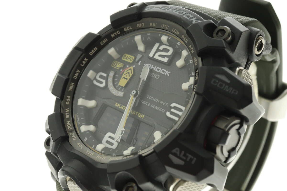 LVSP6-5-37 7T054-19 CASIO カシオ 腕時計 5463 GWG-1000-1A3JF G-SHOCK 電波ソーラー 約118g メンズ ブラック 付属品付き 動作品 中古_画像1