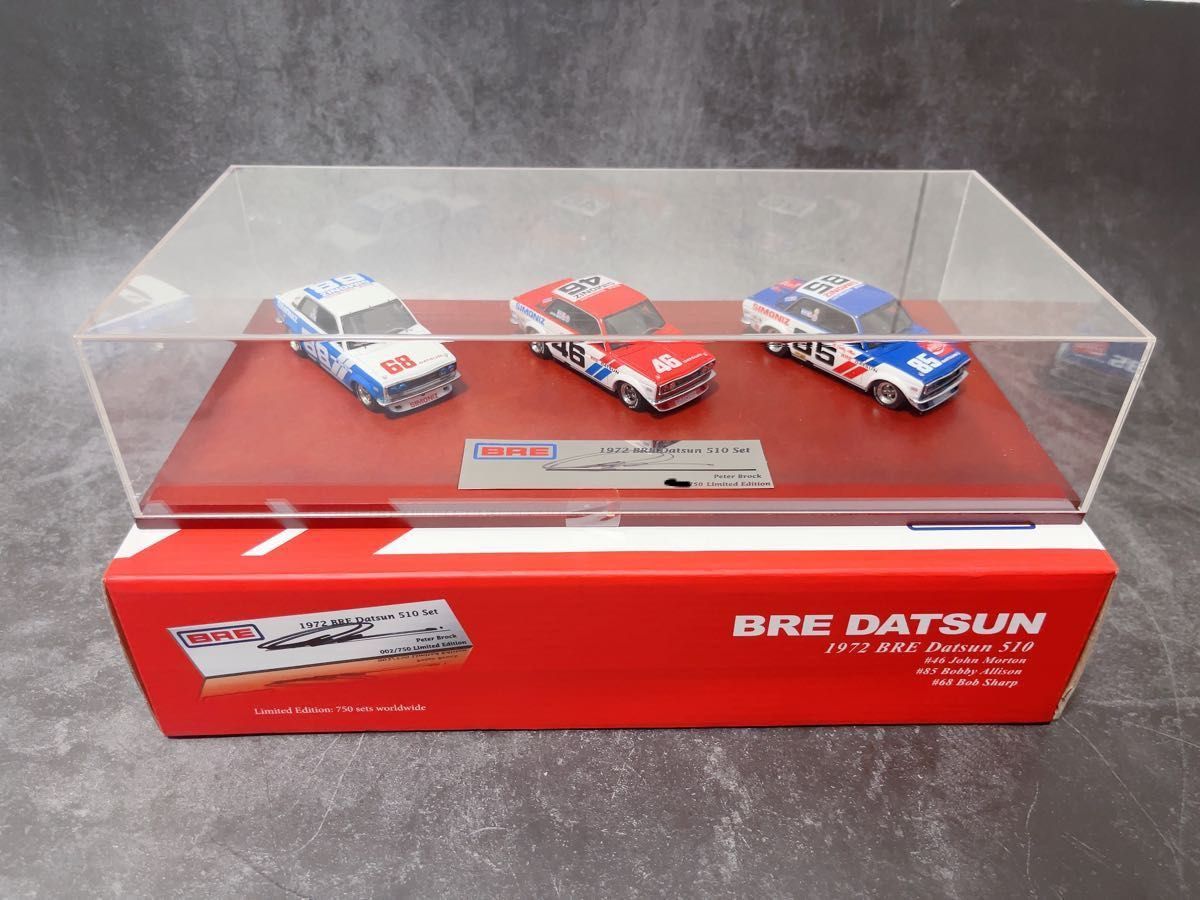 新品★ TSM 1/43 1972 BRE DATSUN ダットサン 510 #46 #85 #68 3台セット　希少　未使用