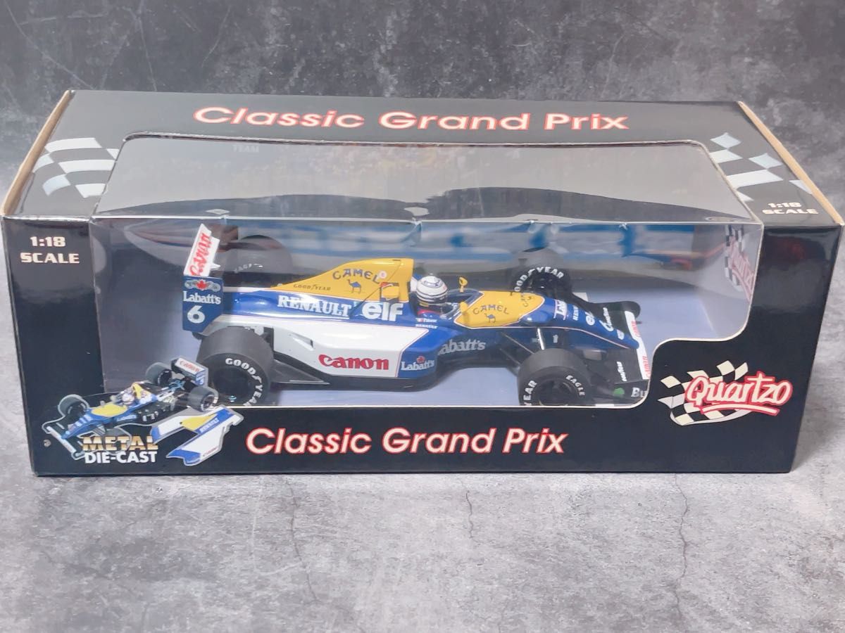 カスタム品 1/18 Quartzo ウィリアムズ ルノー FW14B 