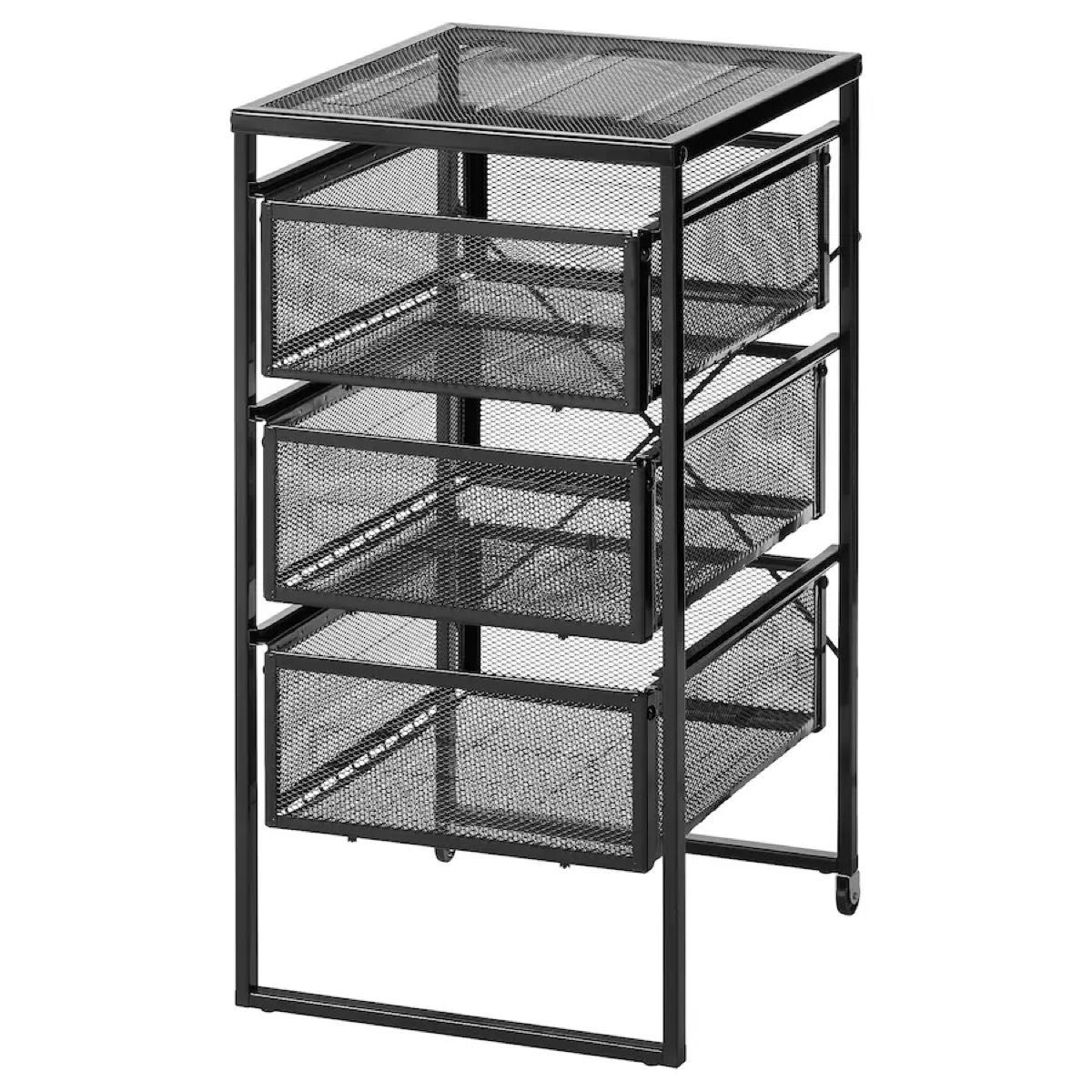 IKEA イケア レッナールト 新色ブラック 引き出しユニット IKEA イケア レッナールト 新色ブラック 引き出しユニット