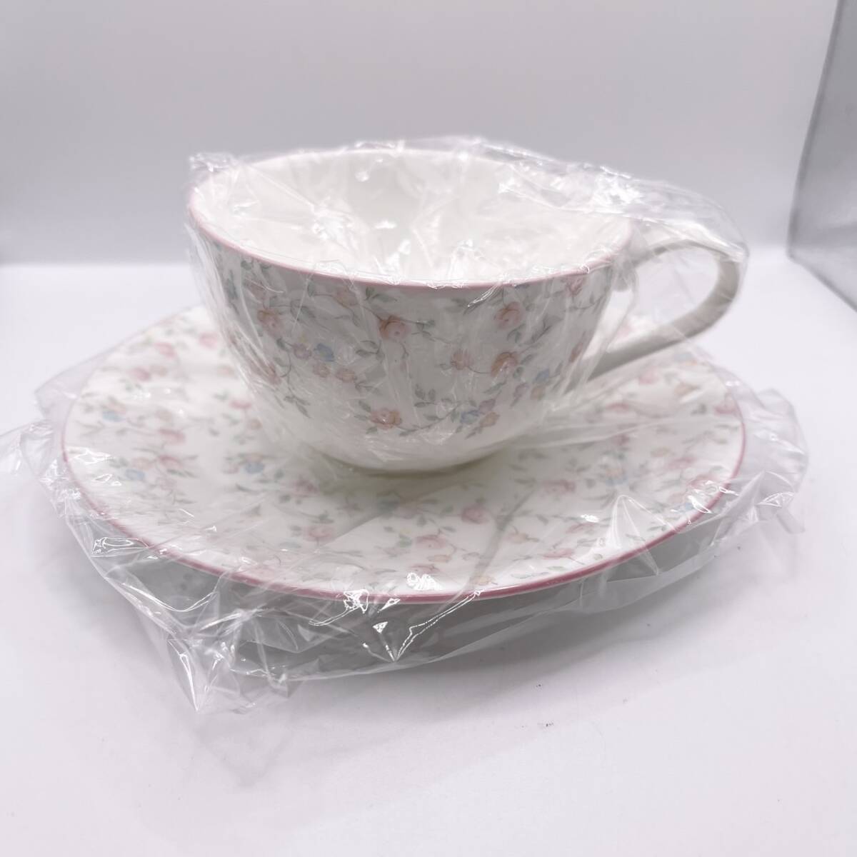 #12009 【未使用】Noritake ノリタケ キューティーローズ　ソーサー セット　_画像2