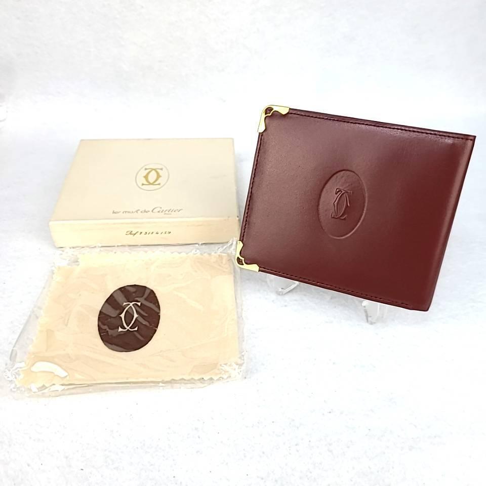 ☆極美品☆カルティエ Cartier 二つ折り 財布 箱つき パスケース カードケース_画像8