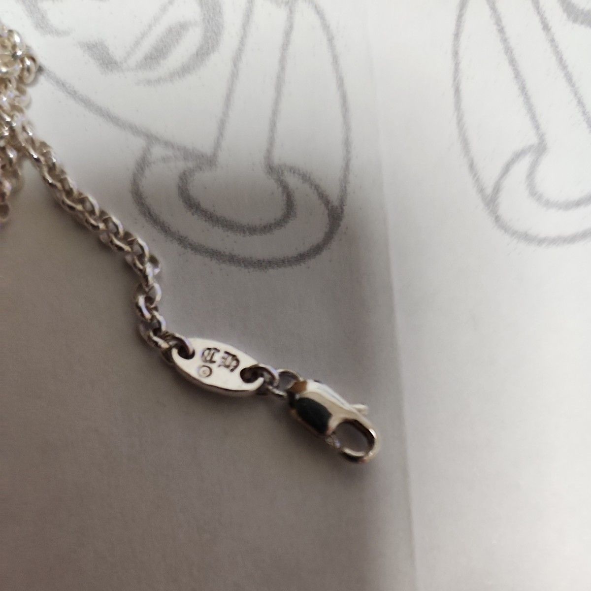 クロムハーツ CHROME HEARTS　DAVID STAR CHARM ROLL CHAIN 