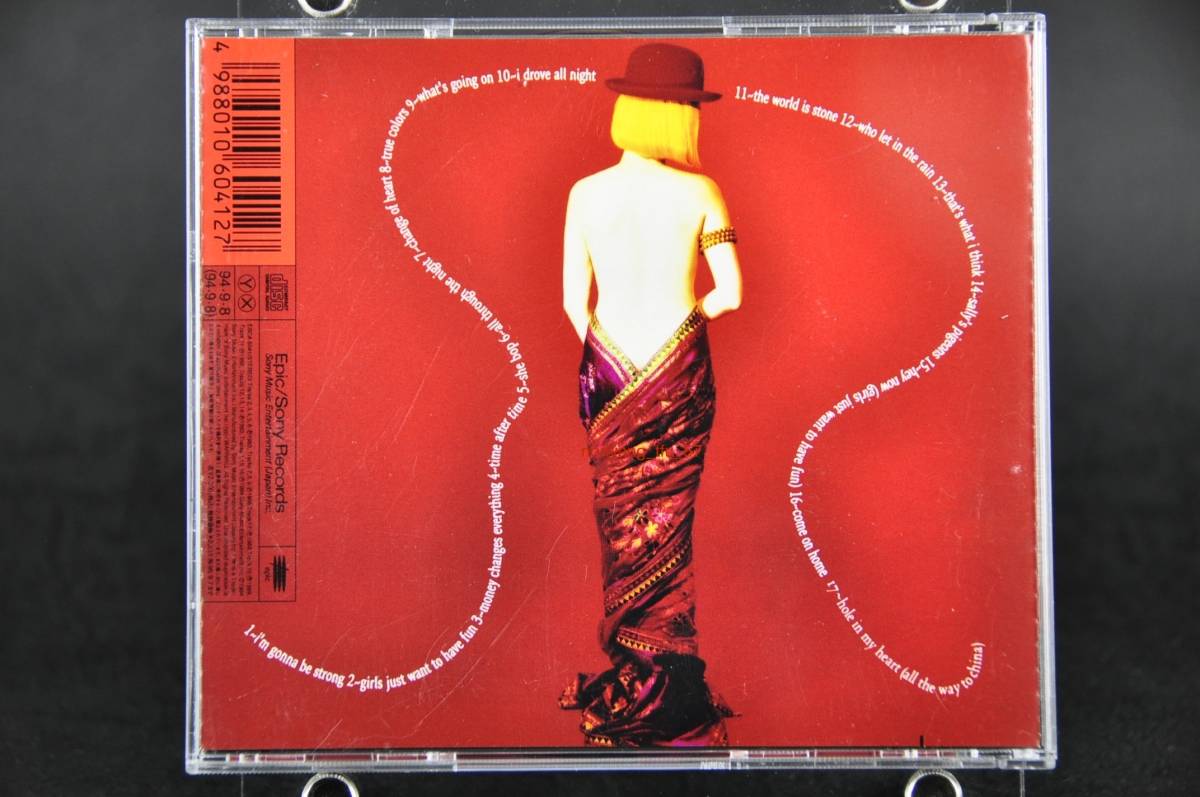 シンディ・ローパー 『グレイテスト・ヒッツ』Cyndi Lauper / 1994年盤 17曲収録 CD ベスト アルバム 国内盤 歌詞・対訳付き 美盤