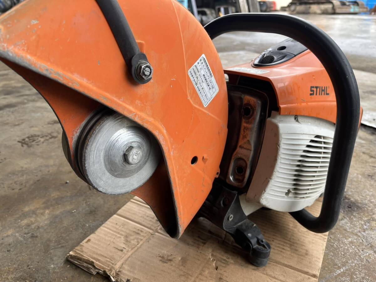 中古 STIHL スチール TS480i エンジンカッター 切断機 コンクリートカッター 現状 の画像6