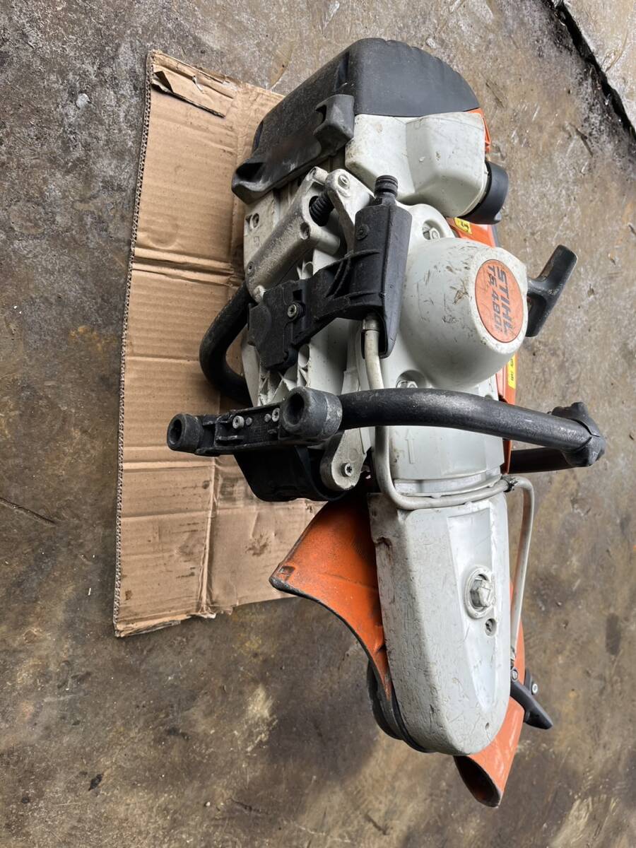 中古 STIHL スチール TS480i エンジンカッター 切断機 コンクリートカッター 現状 の画像4