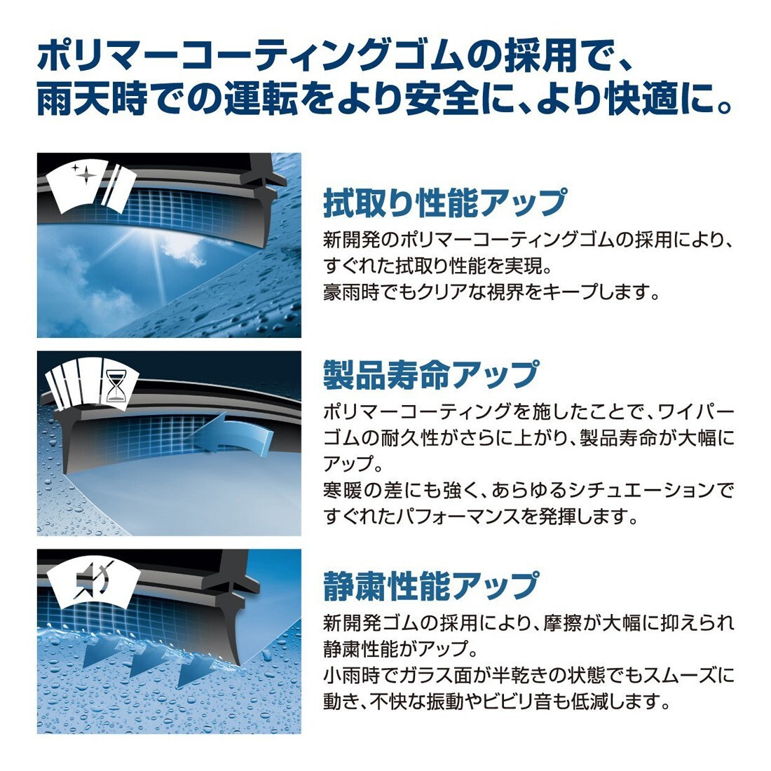 BOSCH エアロツイン リアワイパー 3397008006 A330H フォルクスワーゲン ゴルフ5 1K1 , ゴルフ5 ヴァリアント 1K5 ボッシュ_画像3