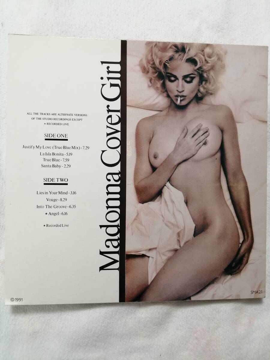 【コレクターズＬＰ】Madonna Cover Girl スタジオ・アウトテイク マドンナの画像2