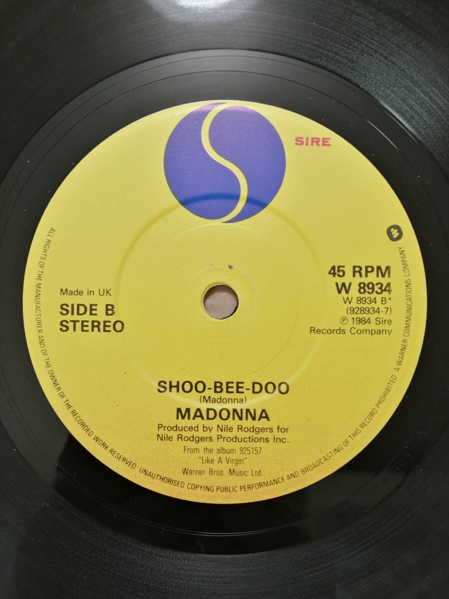 【英オリジナル7”】Madonna Into The Groove マドンナ　イントゥ・ザ・グルーヴ_画像4