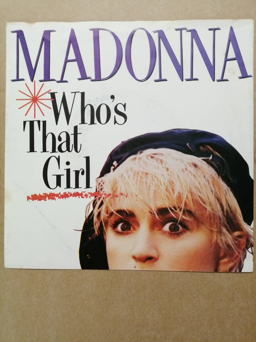 【英オリジナル7”】Madonna Who's That Girl マドンナ　フーズ・ザット・ガール_画像1