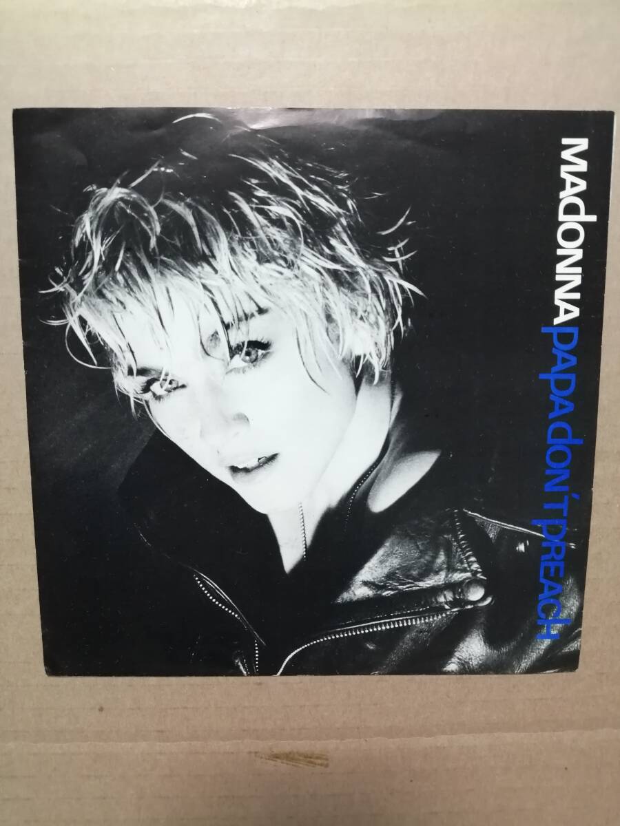 【独オリジナル7”】Madonna Papa Don't Preach マドンナ　パパ・ドント・プリーチ_画像1