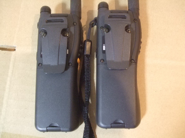  standard HX632D special small electric power transceiver 2 pcs. set Junk just a little with defect 