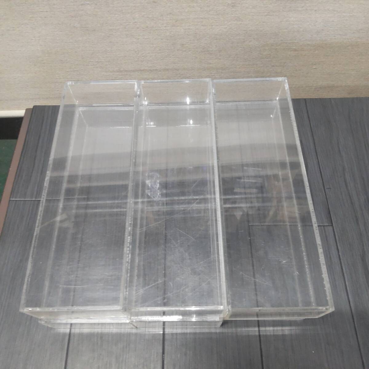 6個セット　アクリルボックス　ディスプレイ用アクリルケース　箱　透明　中古　30ｃｍ　10ｃｍ　5ｃｍ　ケース小物　雑貨　アクリル_画像7