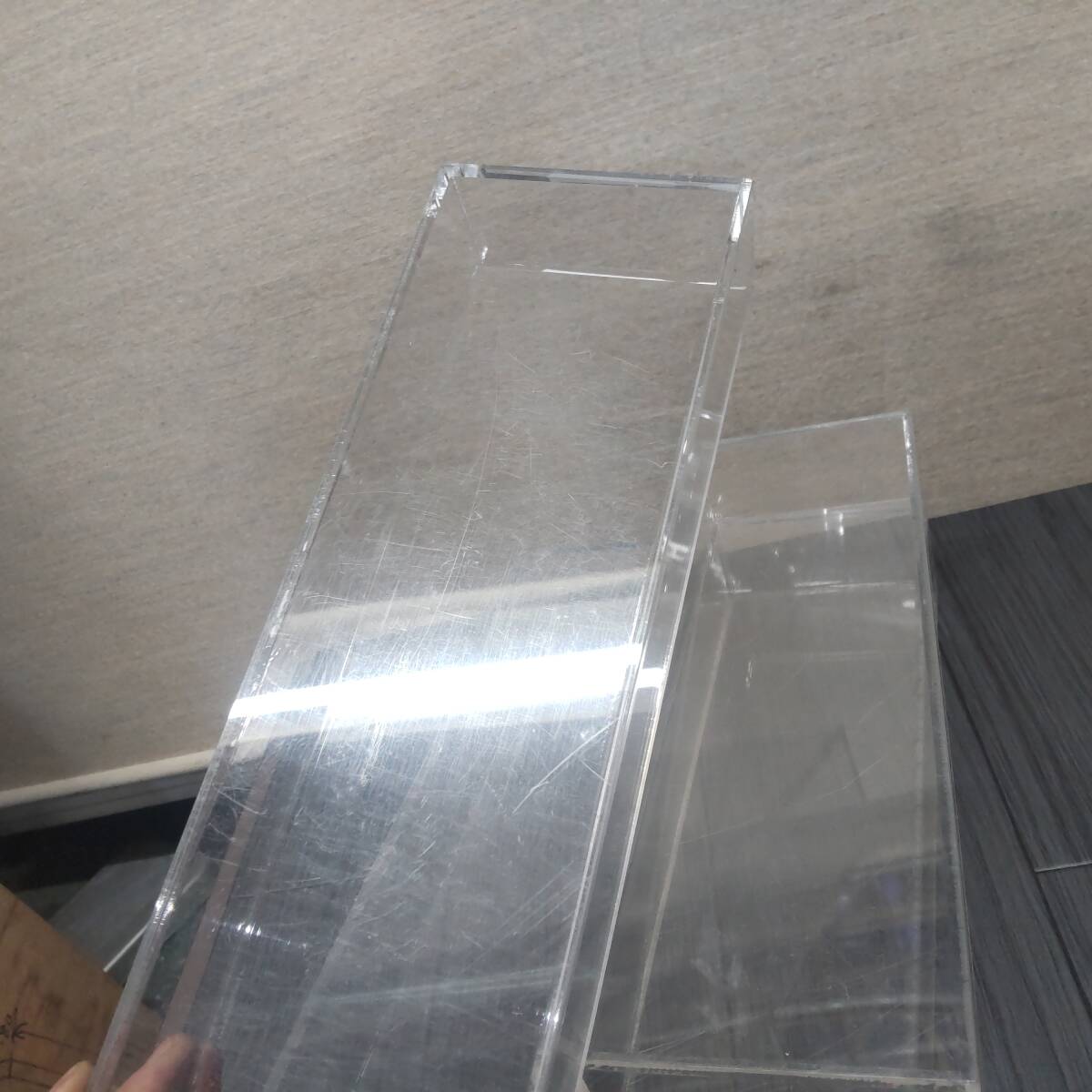 6個セット　アクリルボックス　ディスプレイ用アクリルケース　箱　透明　中古　30ｃｍ　10ｃｍ　5ｃｍ　ケース小物　雑貨　アクリル_画像6